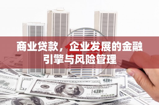 松溪商业贷款，企业发展的金融引擎与风险管理