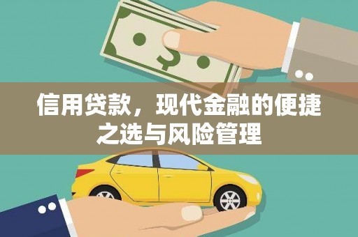 松溪信用贷款，现代金融的便捷之选与风险管理