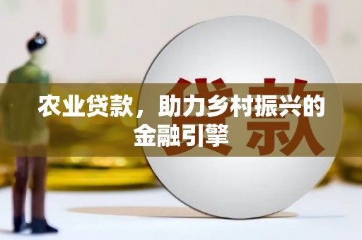 松溪农业贷款，助力乡村振兴的金融引擎