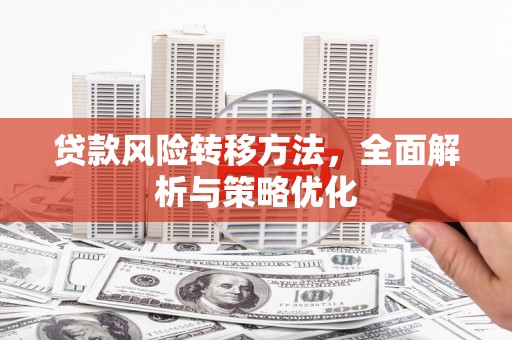 松溪贷款风险转移方法，全面解析与策略优化