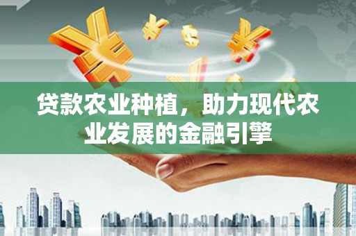 松溪贷款农业种植，助力现代农业发展的金融引擎
