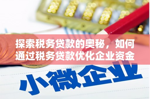 松溪探索税务贷款的奥秘，如何通过税务贷款优化企业资金流