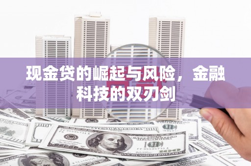 松溪现金贷的崛起与风险，金融科技的双刃剑
