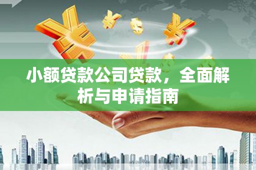 松溪小额贷款公司贷款，全面解析与申请指南