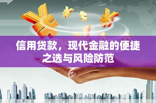 松溪信用贷款，现代金融的便捷之选与风险防范