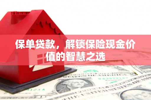松溪保单贷款，解锁保险现金价值的智慧之选