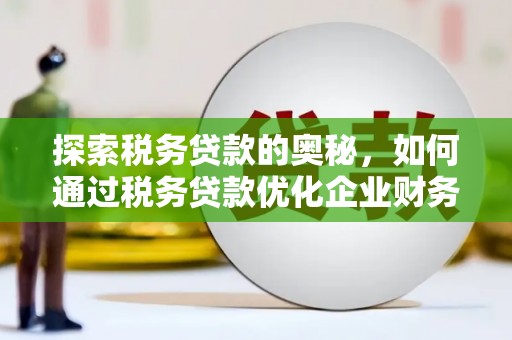 松溪探索税务贷款的奥秘，如何通过税务贷款优化企业财务