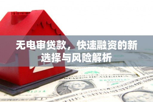 松溪无电审贷款，快速融资的新选择与风险解析