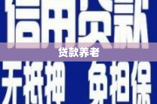 松溪贷款养老