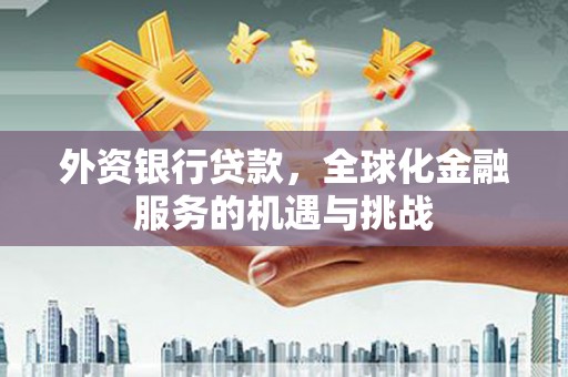 松溪外资银行贷款，全球化金融服务的机遇与挑战
