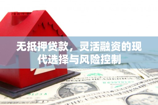 松溪无抵押贷款，灵活融资的现代选择与风险控制