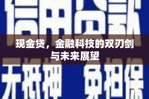 松溪现金贷，金融科技的双刃剑与未来展望