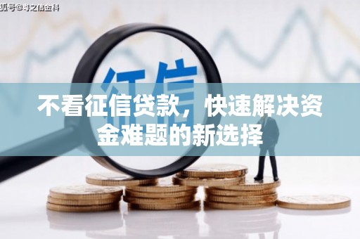 松溪不看征信贷款，快速解决资金难题的新选择