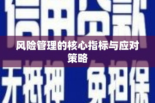 松溪风险管理的核心指标与应对策略
