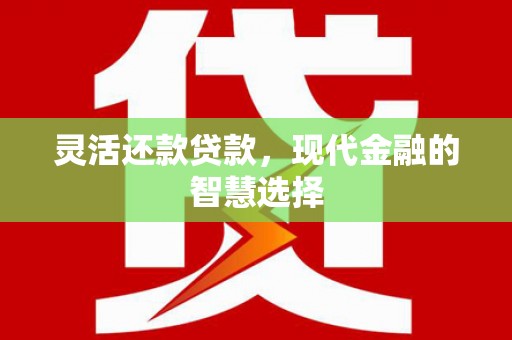 松溪灵活还款贷款，现代金融的智慧选择