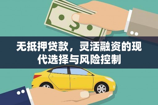 松溪无抵押贷款，灵活融资的现代选择与风险控制