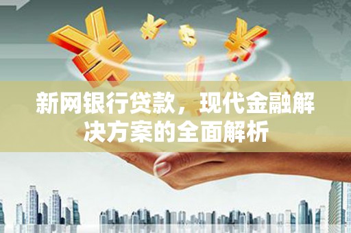 松溪新网银行贷款，现代金融解决方案的全面解析