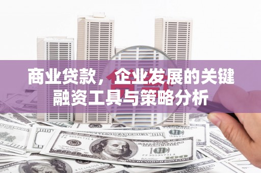松溪商业贷款，企业发展的关键融资工具与策略分析