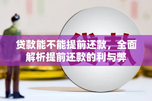松溪贷款能不能提前还款，全面解析提前还款的利与弊