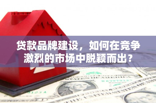 松溪贷款品牌建设，如何在竞争激烈的市场中脱颖而出？