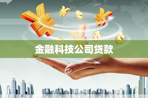 松溪金融科技公司贷款