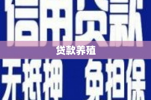 松溪贷款养殖