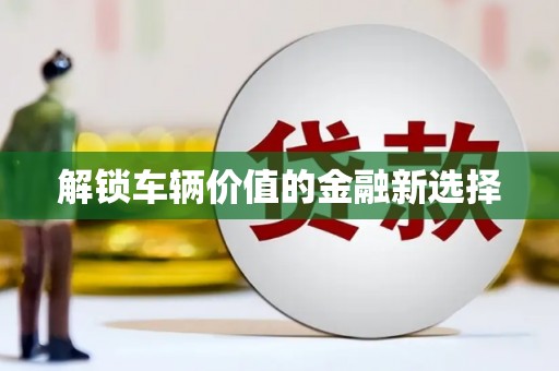 松溪解锁车辆价值的金融新选择