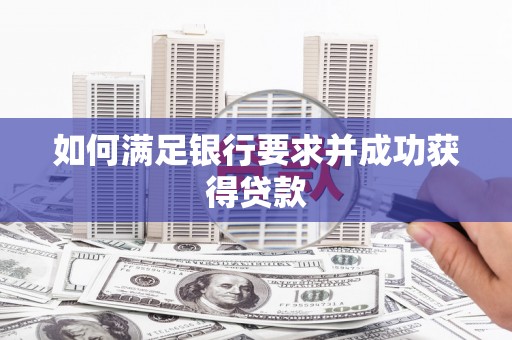 松溪如何满足银行要求并成功获得贷款