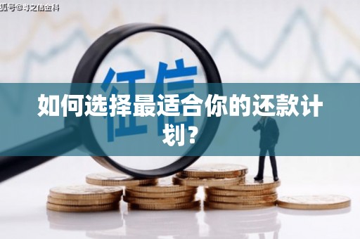 松溪如何选择最适合你的还款计划？