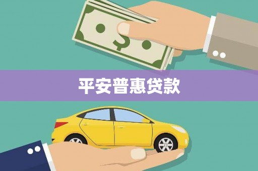 松溪平安普惠贷款