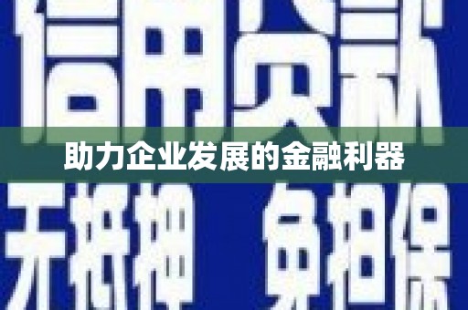 松溪助力企业发展的金融利器