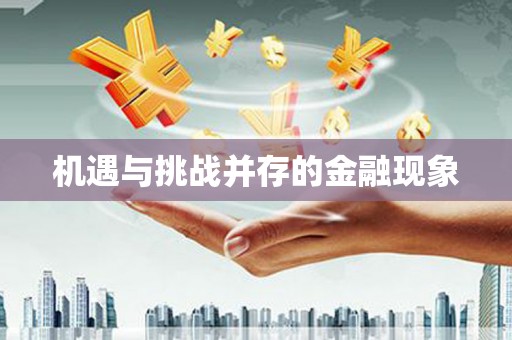 松溪机遇与挑战并存的金融现象